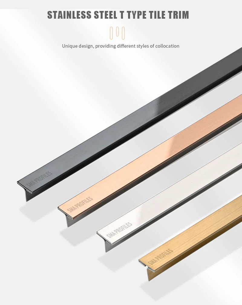 1. floor stainless steel transition strip