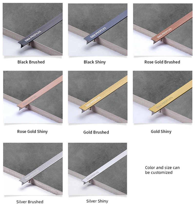 6. stainless steel flat trims