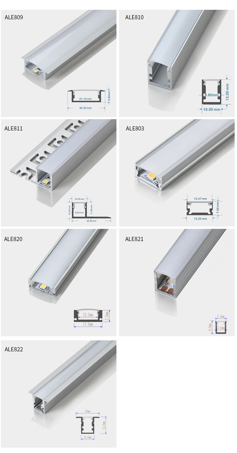 3. strip light aluminium profile