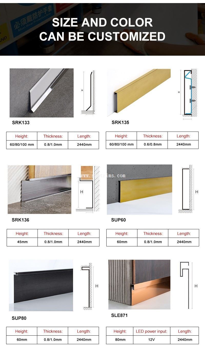 skirting in flooring