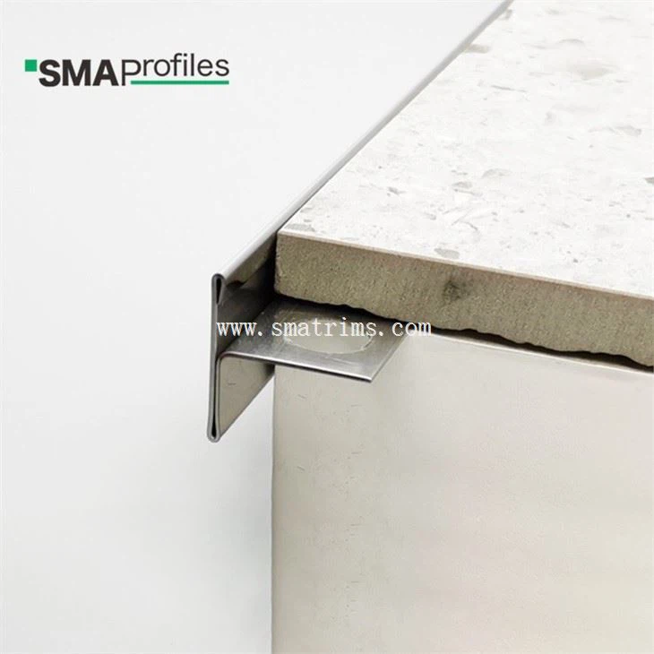 stainless edge trim for Vanity top