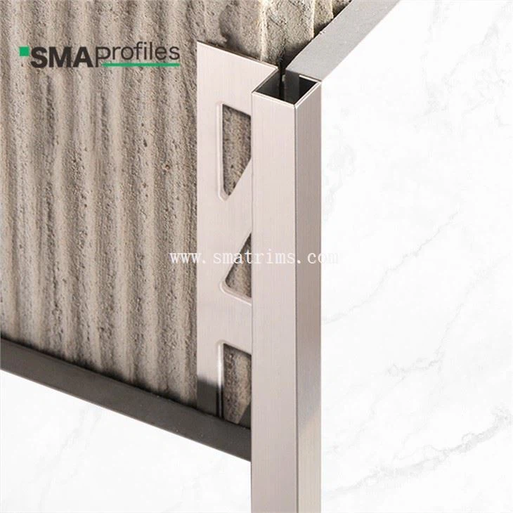 stainless steel square edge tile trim